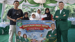 Aksi Sosial PEWARIS Berbagi Kebahagiaan untuk Anak Yatim