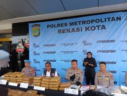 Capaian Polres Metro Bekasi Kota Dengan Mengungkap Peredaran 88 kasus Narkoba