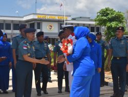 Purna Tugas Dengan Kehormatan, Danlanal Bintan Lepas Keberangkatan Serma Kom (Purn) Muzadi