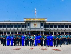 Pengabdian Yang Diapresiasi, Danlanal Bintan Pimpin Upacara Kenaikan Pangkat Prajurit