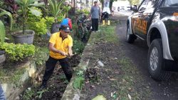 Polsek Pakisaji Bersama Forkopimcam dan Kepala Desa Gelar Kerja Bakti di Kebonagung