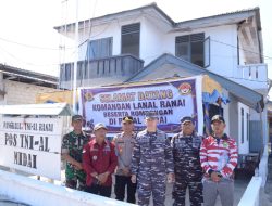 Danlanal Ranai Cek Kesiapan Prajurit Pos TNI AL Midai dan Tinjau Aset Pertahanan Srategis di Pulau Midai