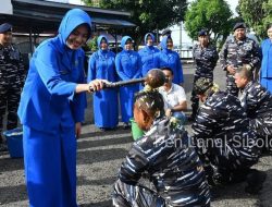 Danlanal Sibolga Kukuhkan Kenaikan Pangkat 18 Personel Lanal Sibolga