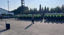 Polres Priok, Gelar Apel Satpam Pelabuhan, Tekankan Kesiapsiagaan dan Etika, Jelang May Day