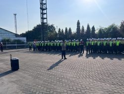 Polres Priok, Gelar Apel Satpam Pelabuhan, Tekankan Kesiapsiagaan dan Etika, Jelang May Day