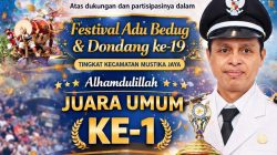 Kelurahan Padurenan Raih Juara Umum Festival Adu Bedug dan Dondang 2026 Kecamatan Mustikajaya