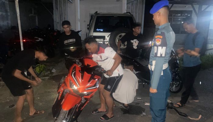 Denpom Lanal Bintan Tertibkan Penggunaan Knalpot Brong, Wujudkan Ketertiban dan Kenyamanan Lingkungan