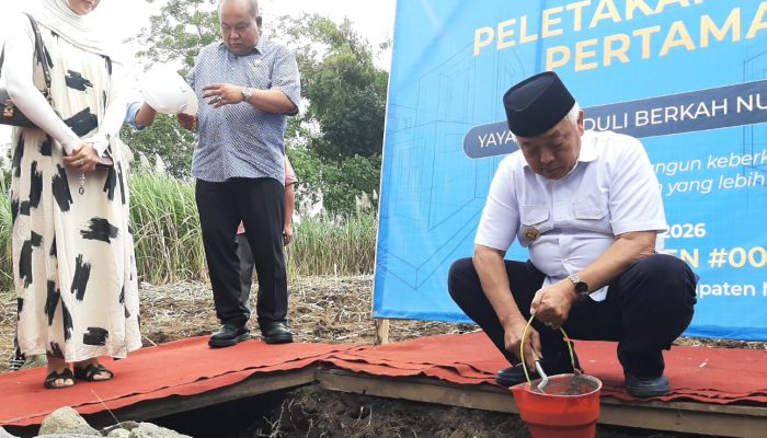 Bupati Malang Letakkan Batu Pertama SPPG Turen, Perkuat Program Makan Bergizi Gratis