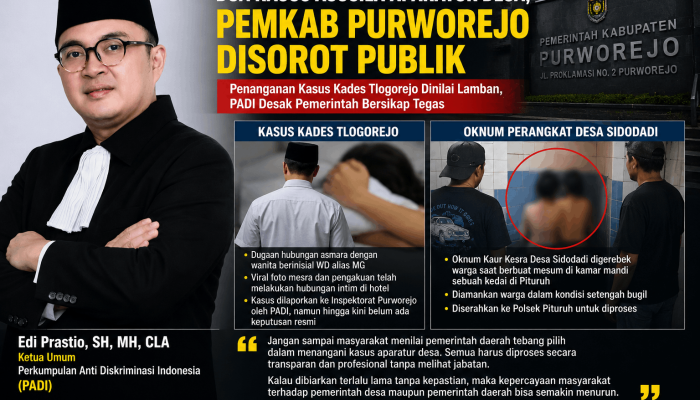 Kasus Kades Tlogorejo Belum Tuntas Publik Soroti Pemkab Purworejo