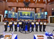Prajurit Lanal Bintan Terima Penghargaan Kasal Atas Keberhasilan Gagalkan Penyelundupan Narkotika