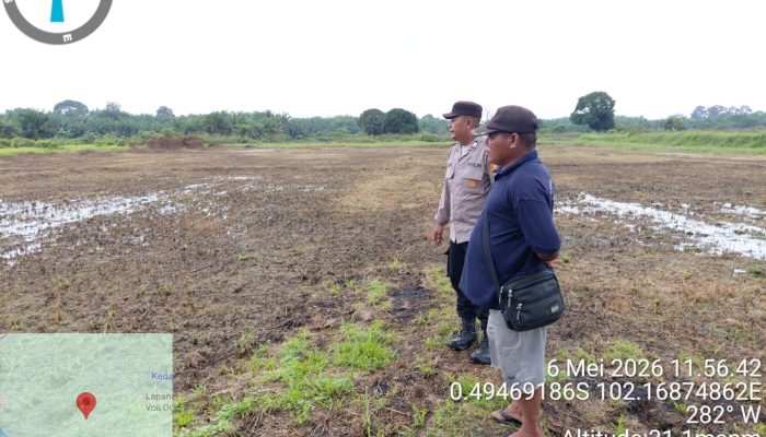Jajaran Polsek Kelayang Laksanakan Giat Pengecekan Lokasi Ketahanan Pangan
