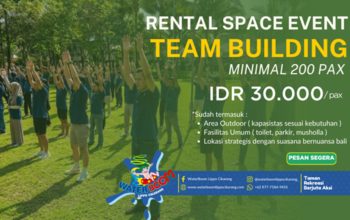 WaterBoom Lippo Cikarang Hadirkan Rental Space Team Building Bernuansa Bali untuk Perusahaan dan Komunitas