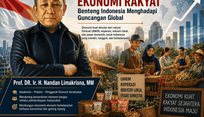 Kedaulatan Ekonomi Rakyat dan Strategi Memperkuat Ekonomi Nasional di Tengah Krisis Global
