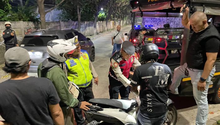 Polsek Bekasi Selatan Intensifkan Razia Stasioner Dini Hari, Perkuat Stabilitas Kamtibmas Wilayah