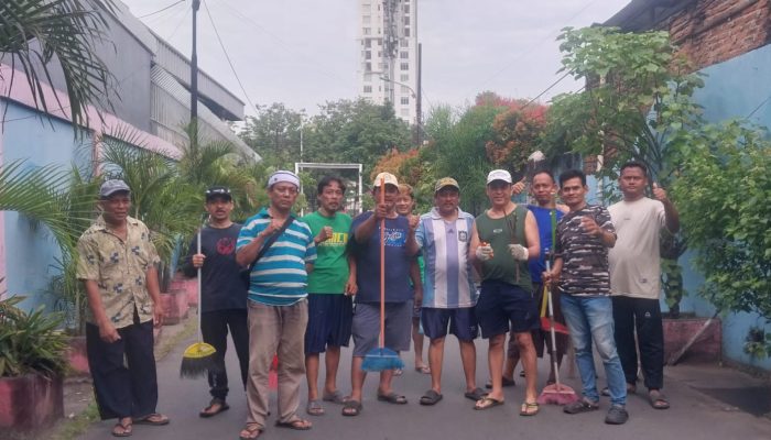 Jaga Kebersihan, Warga RT.06 RW.07 Sunter Agung  Konsisten Laksanakan Kerja Bhakti 3 Bulan Sekali