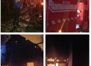 Respons Cepat Damkar Kabupaten Malang Jinakkan Amukan Si Jago Merah di Wajak