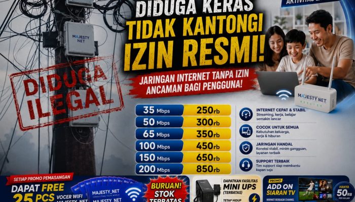 Di duga tanpa Izin dan Badan Hukum, ‘Majesti Net’ di Ampana Bebas Beroperasi, Pengusaha Lokal Mengeluh.