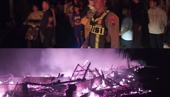 Kandang Ayam Belum Produksi, Malah Ludes Dilalap Api di Kromengan