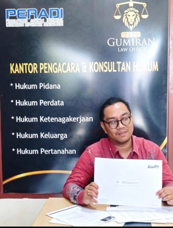 Pembobolan Rekening Rp 1,7 Miliar: Kuasa Hukum Sorot Dugaan Keterlibatan Pihak Internal Bank Aladin Syariah  ​
