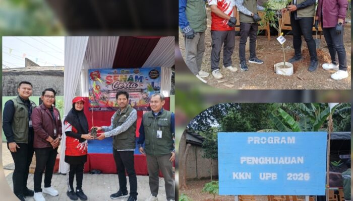 KKN UPB Gelar Program Penghijauan di Kelurahan Bantar Gebang