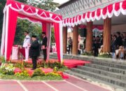 Plt Kepala Kemenag Kota Bekasi Drs. H. Abdul Syakur, M.Pd. Pimpin Doa pada Upacara HUT ke-81 RI Kota Bekasi