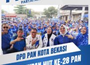 H. Abdul Muin Hafied Tasyakuran HUT ke-28 PAN, DPD PAN Kota Bekasi