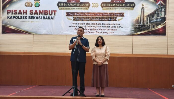 Muspika dan Tokoh Masyarakat Hadiri Pisah Sambut Kapolsek Bekasi Barat