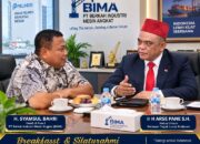 Penuhi Undangan Breakfast, Arse Pane Bertemu Head of Area I PT BIMA H Syamsul Bahri di Medan