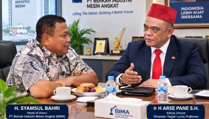 Penuhi Undangan Breakfast, Arse Pane Bertemu Head of Area I PT BIMA H Syamsul Bahri di Medan