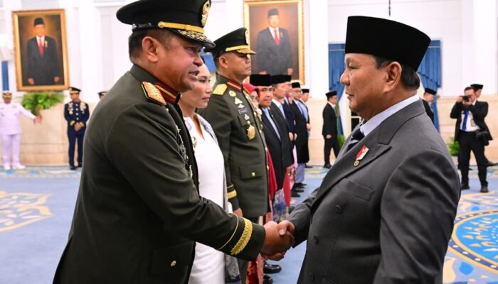 Presiden Prabowo Lantik Maruli Simanjuntak sebagai Wakil Panglima TNI merangkap Kepala Badan Nasional Pengelola Perbatasan dan Daerah Terpencil