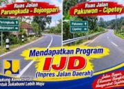 Ruas Jalan Sukabumi dapat Dukungan Program INPRES JALAN DESA (IJD)