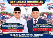 Koordinator Tim Nasional Deklarasikan Tubagus Bahrudin-Gatot Nurmantyo untuk Pilpres 2029