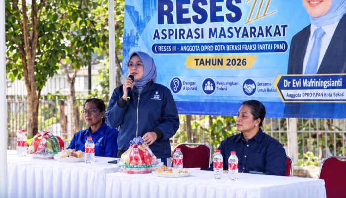 Dr. Hj. Evi Mafriningsianti, S.E.,M.M. Anggota Dprd Kota Bekasi Fraksi Partai PAN Reses III 2026 Tampung Aspirasi Warga di Duren Jaya