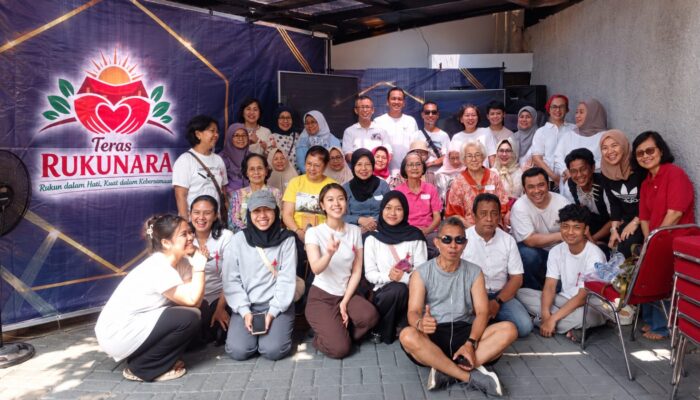 Komunitas Teras Rukunara Kompleks Griya Wartawan Gelar Kegiatan Bulanan Lansia